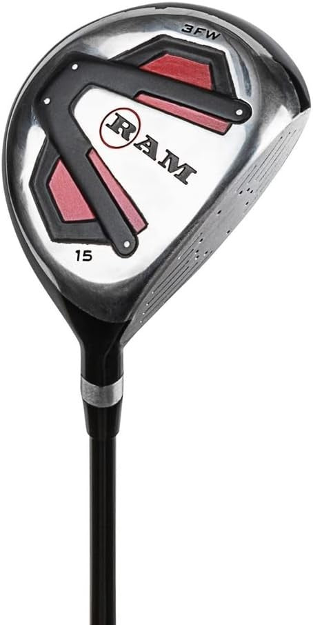 Mens Right Hand Golf Club Set 13pc Stiff Flex 1” Longer Driver Irons Bag
