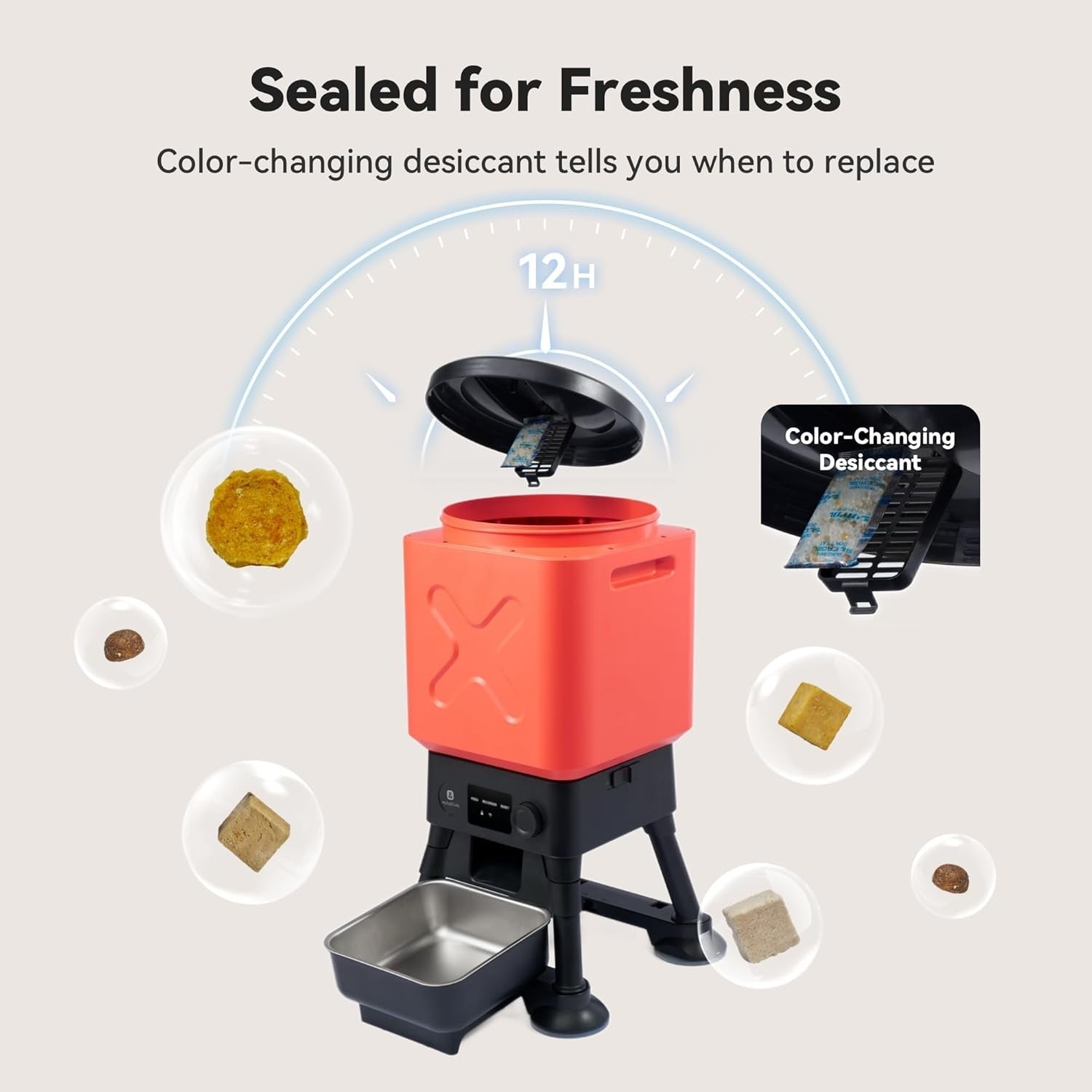 14L Automatic Dog Feeder Large Breed Timed Food Dispenser 6 Meals XL