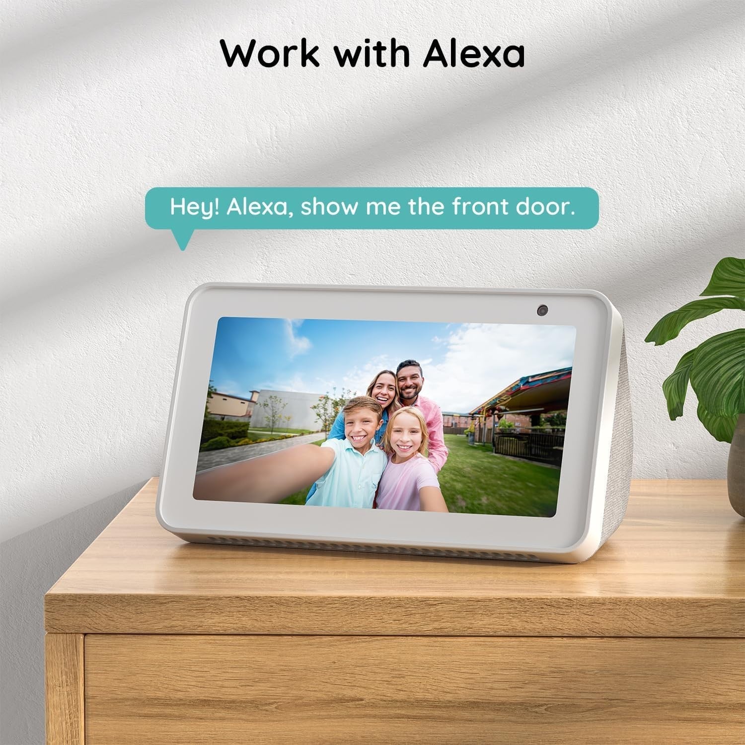 2K Wireless Video Doorbell Camera 180° View Night Vision Alexa