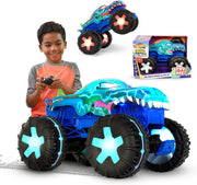 Mega-Wrex Monster RC Truck 1:15 Scale – Lights, Sounds & 3 Play Modes Battery