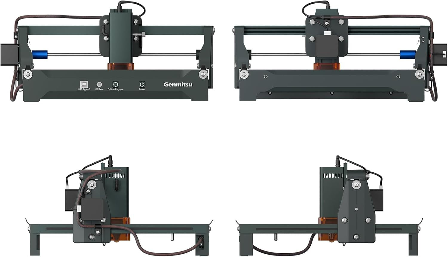 5W Laser Engraver Machine CNC Cutter for Wood Acrylic Leather Glass
