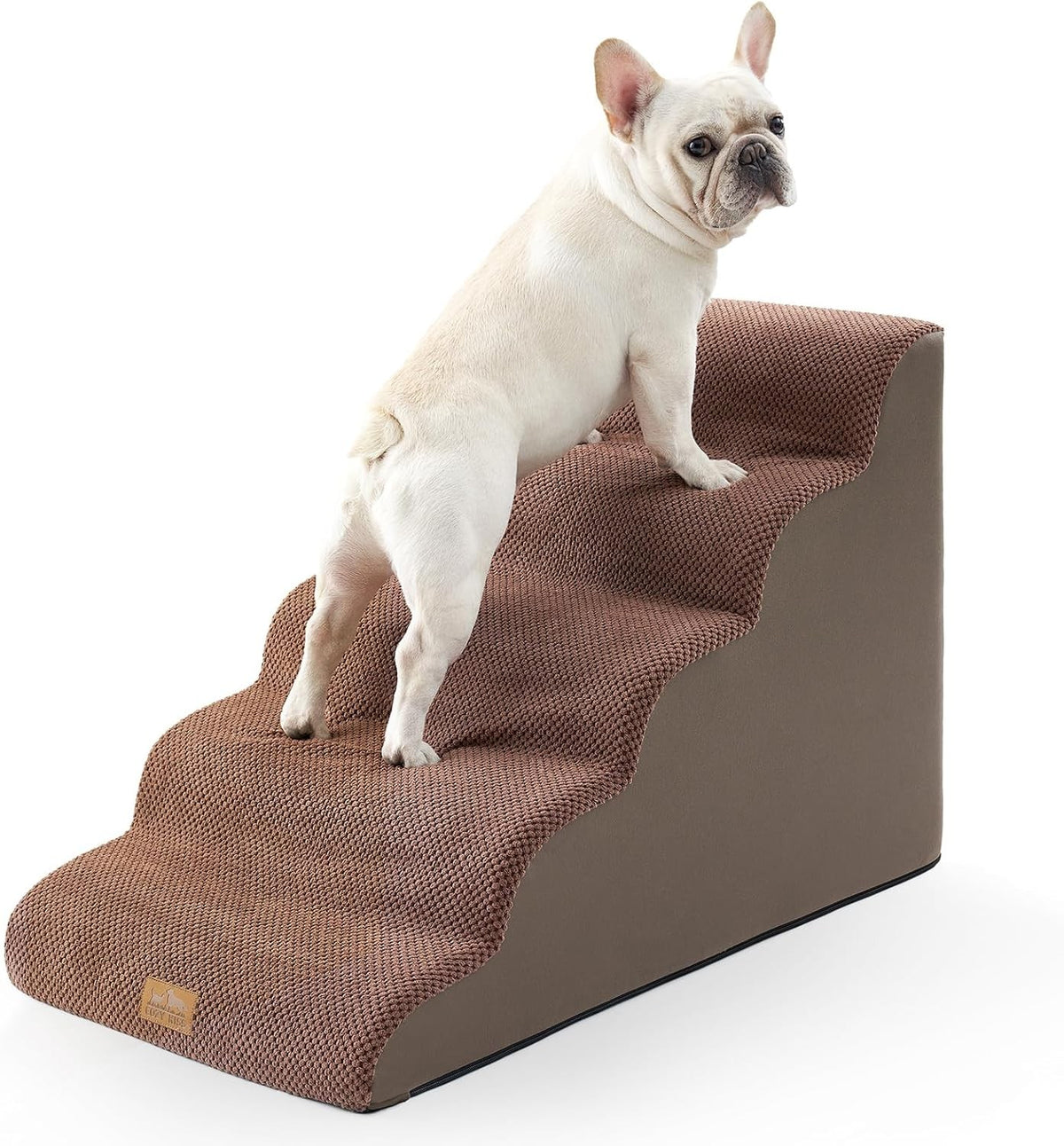 5‑Tier Non‑Slip High Density Foam Dog & Cat Stairs 19.7×33×22.4 in Ramp