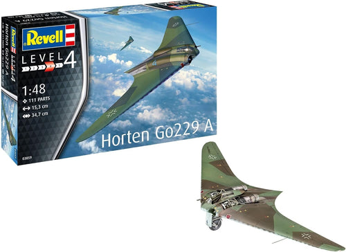 WWII Horten Go229 1:48 Scale Jet Fighter Plastic Model Kit Aircraft Set