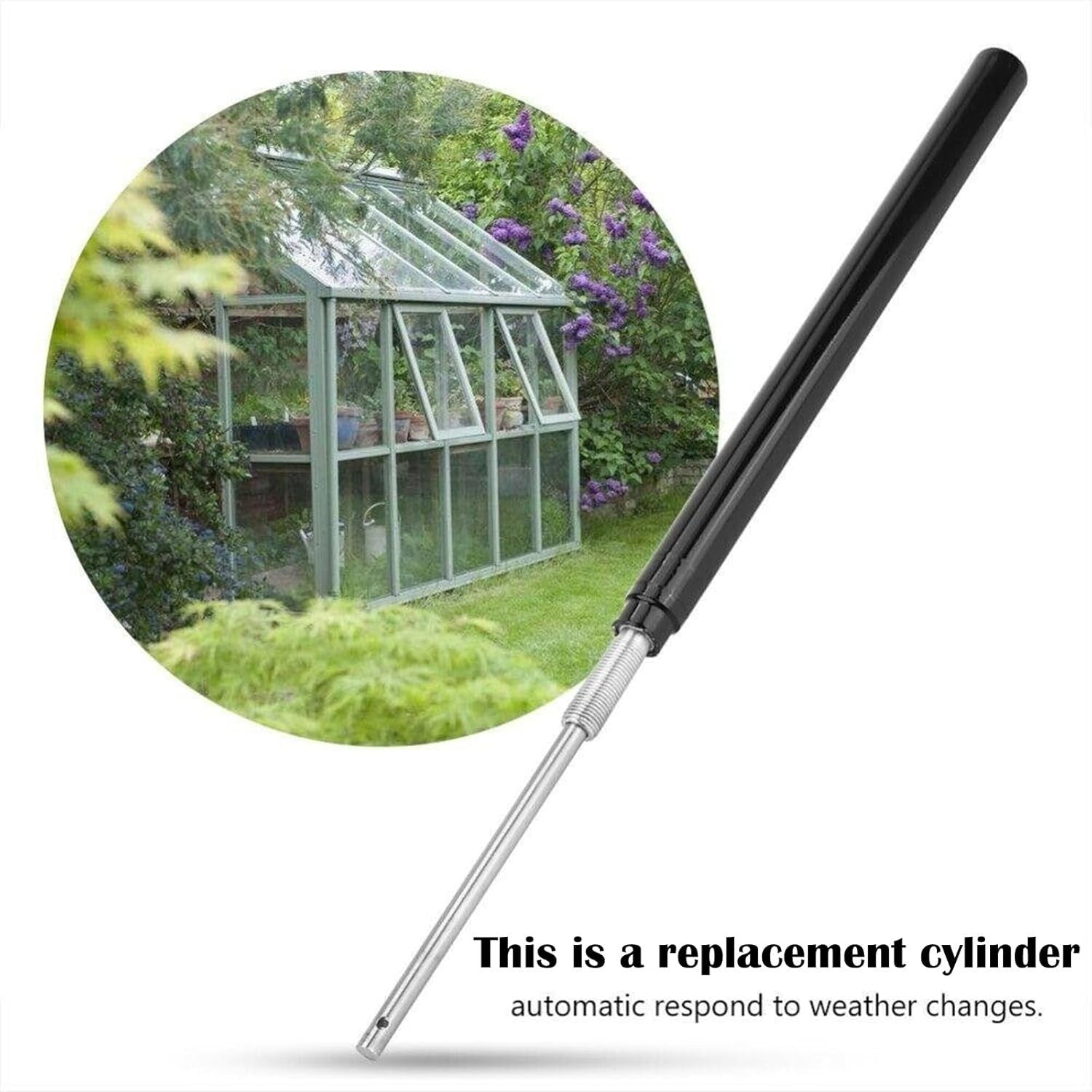 Automatic Greenhouse Roof Vent Opener Solar Temperature Control