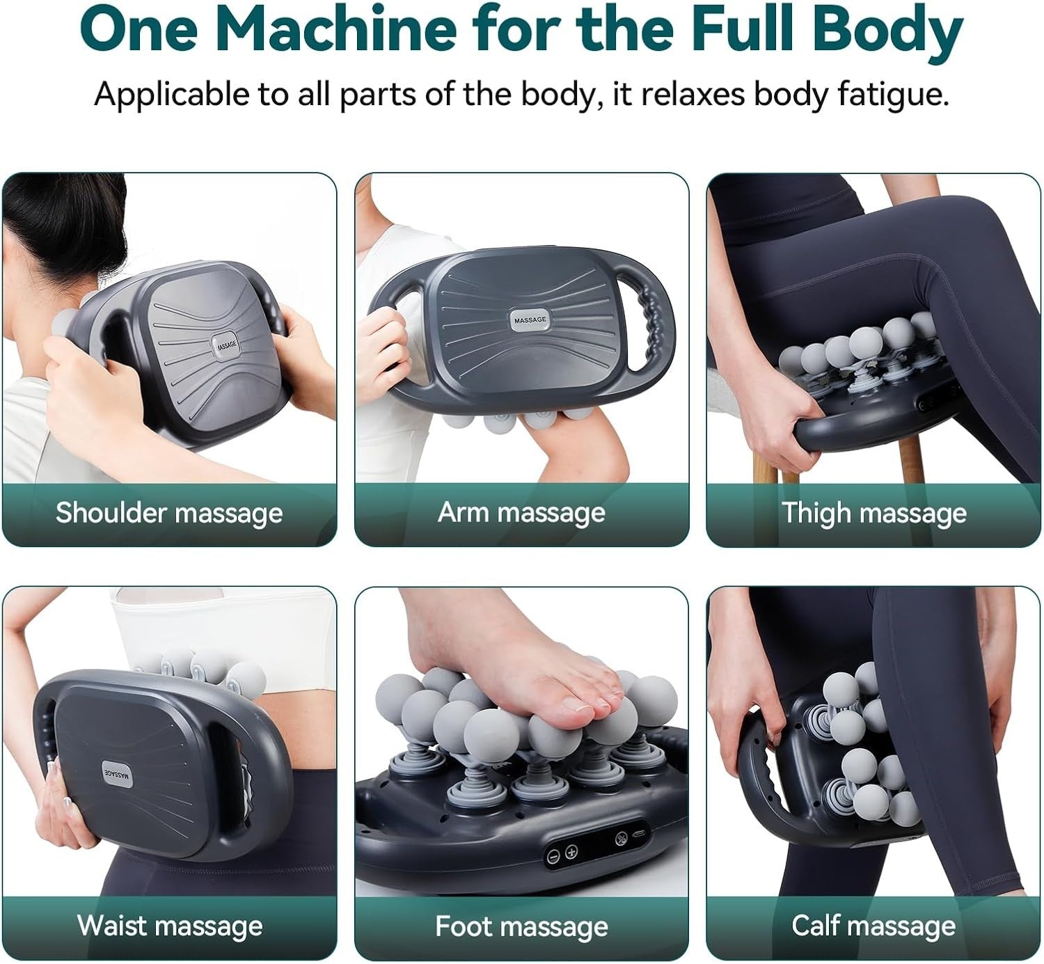 Deep Tissue Massage Gun 16 Head Muscle Massager 9 Speeds Pain Relief Recovery