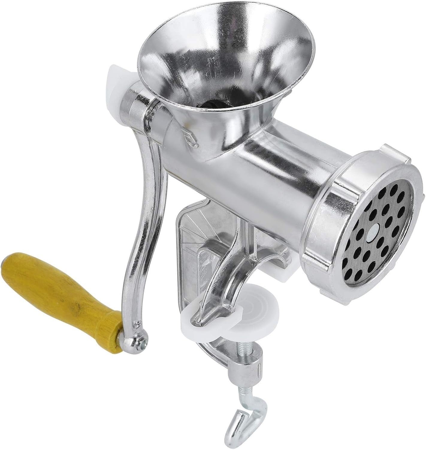 Manual Meat Grinder Sausage Maker Aluminium Hand Crank Mincer