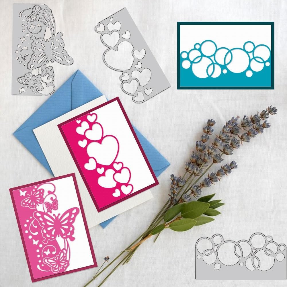 Metal Cutting Dies Set Flowers Butterflies Scrapbook Card Making Tool