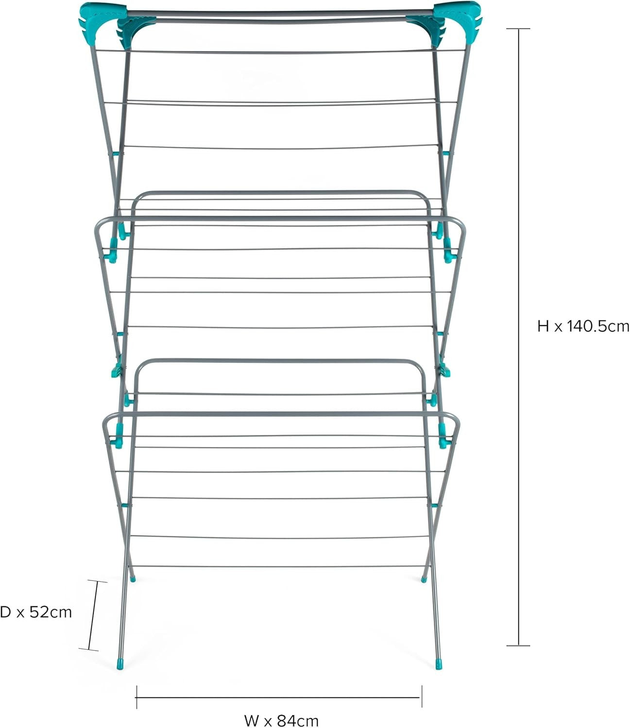 XL Foldable Clothes Airer Large Drying Rack 19m Space Indoor Laundry Horse