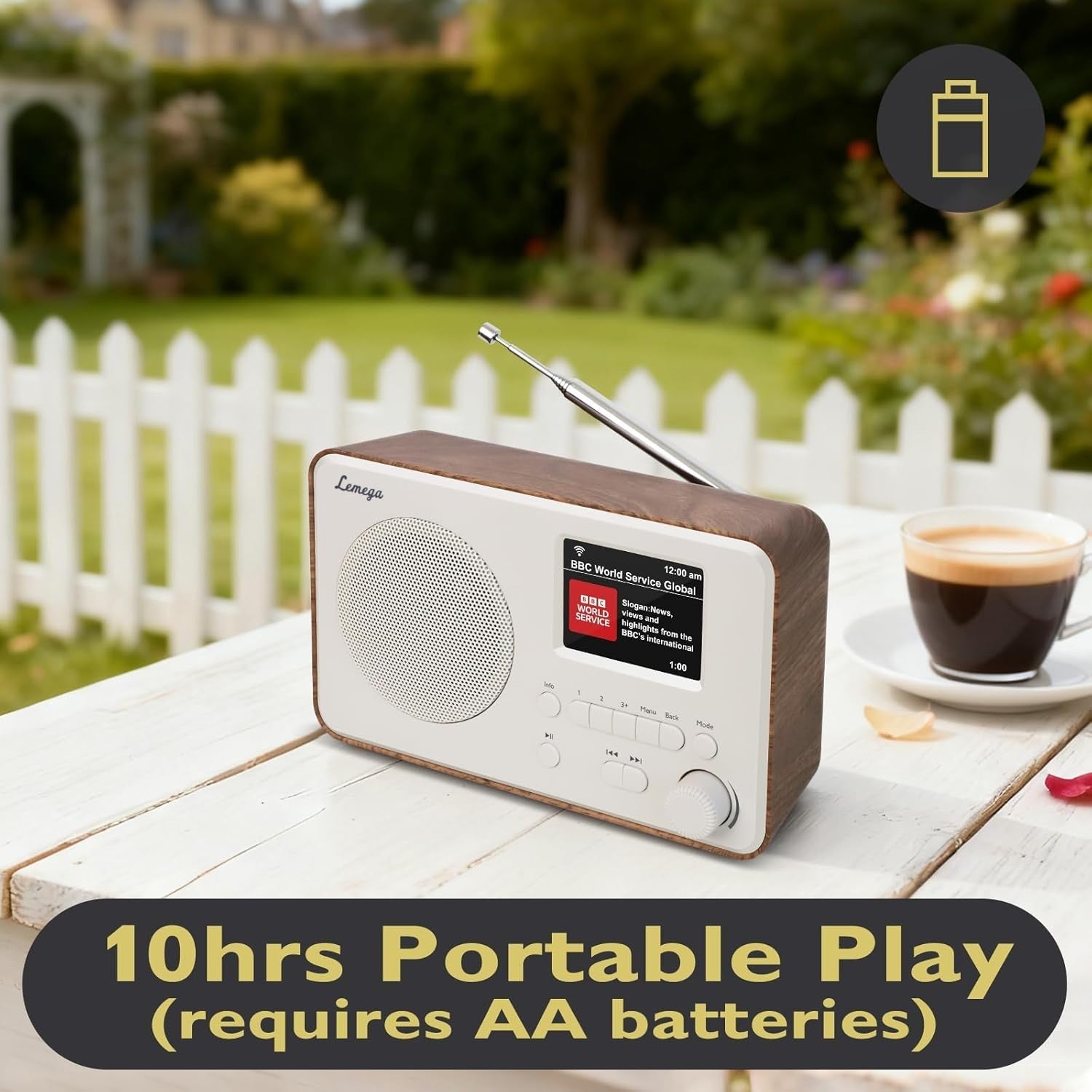 Internet Radio DAB+ FM Bluetooth 150 Presets Alarm Colour