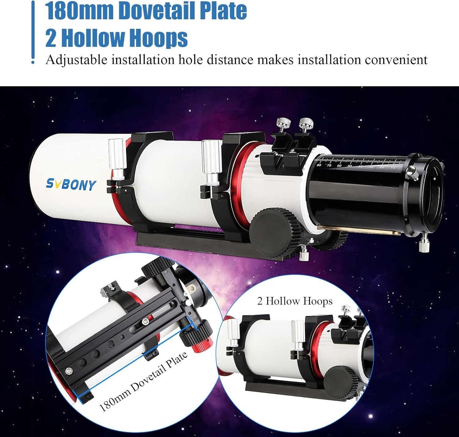 122mm APO Telescope with OAG Prism & DC Hub for Deep Sky Astrophotography