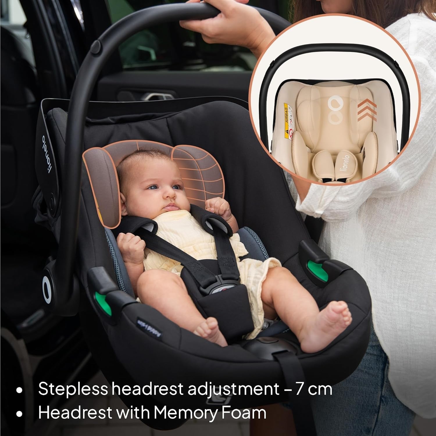 i-Size Baby Car Seat 40–87cm Rear Facing R129 Lightweight Newborn