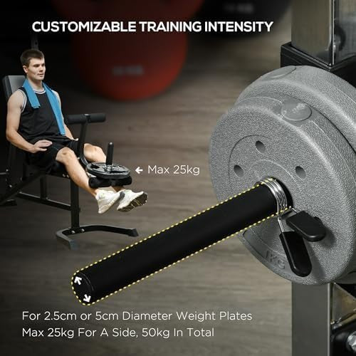 Smith Machine Cable Pulley System Adjustable Bench Home Gym Rack