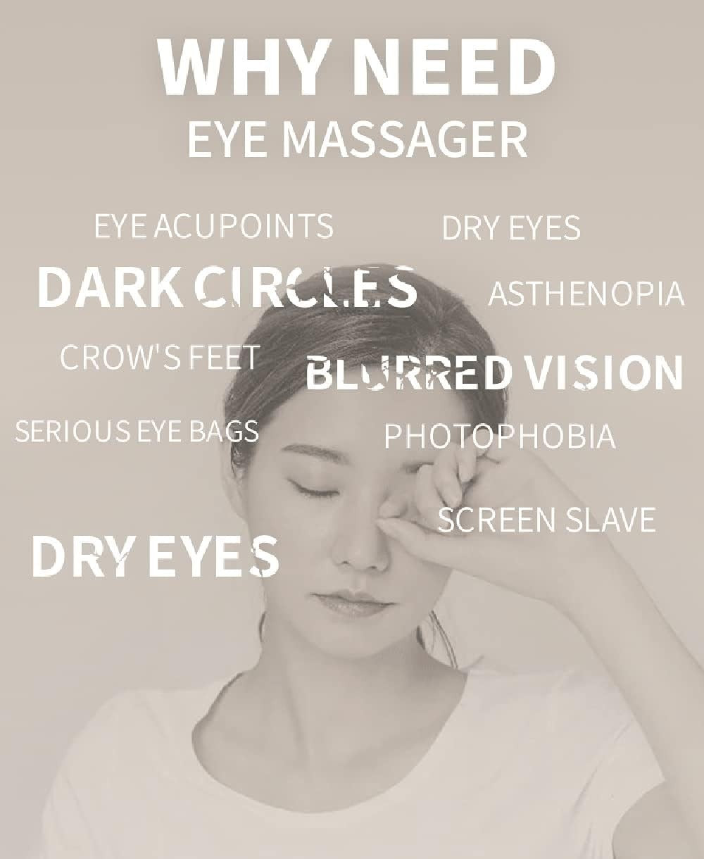 Heated Eye Massager Bluetooth Music Sleep Dry Eye Relief Mask
