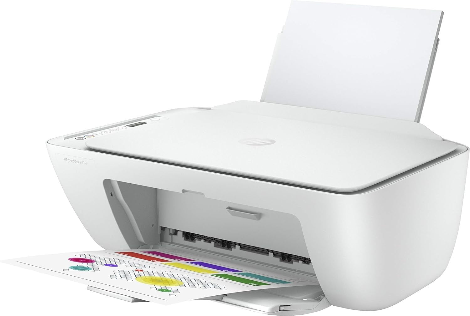 All-in-One Colour Printer 2710 | White | Wireless | Print Copy Scan | Compact