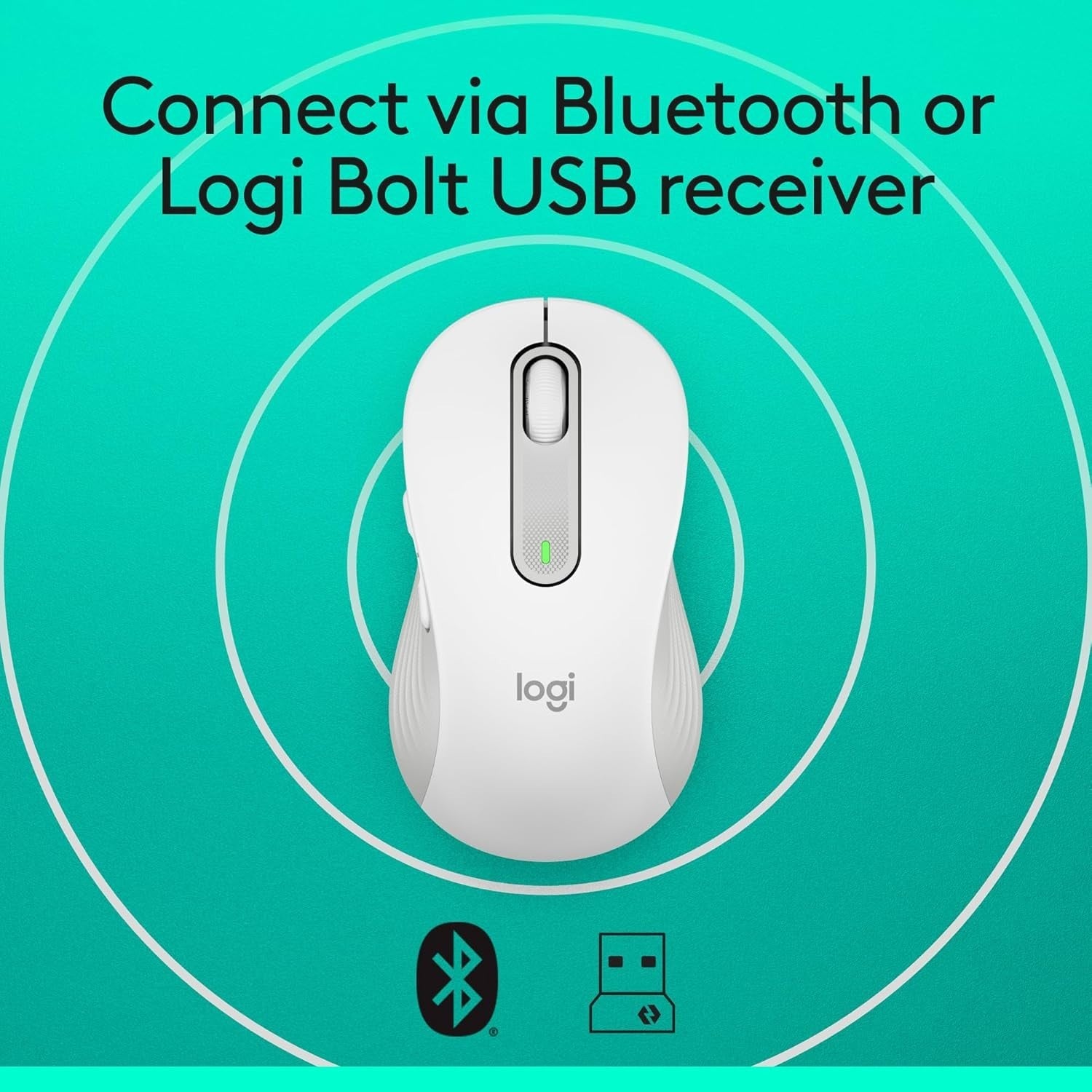 Silent Bluetooth Wireless Mouse Ergonomic Comfort Fit Small Medium Hands