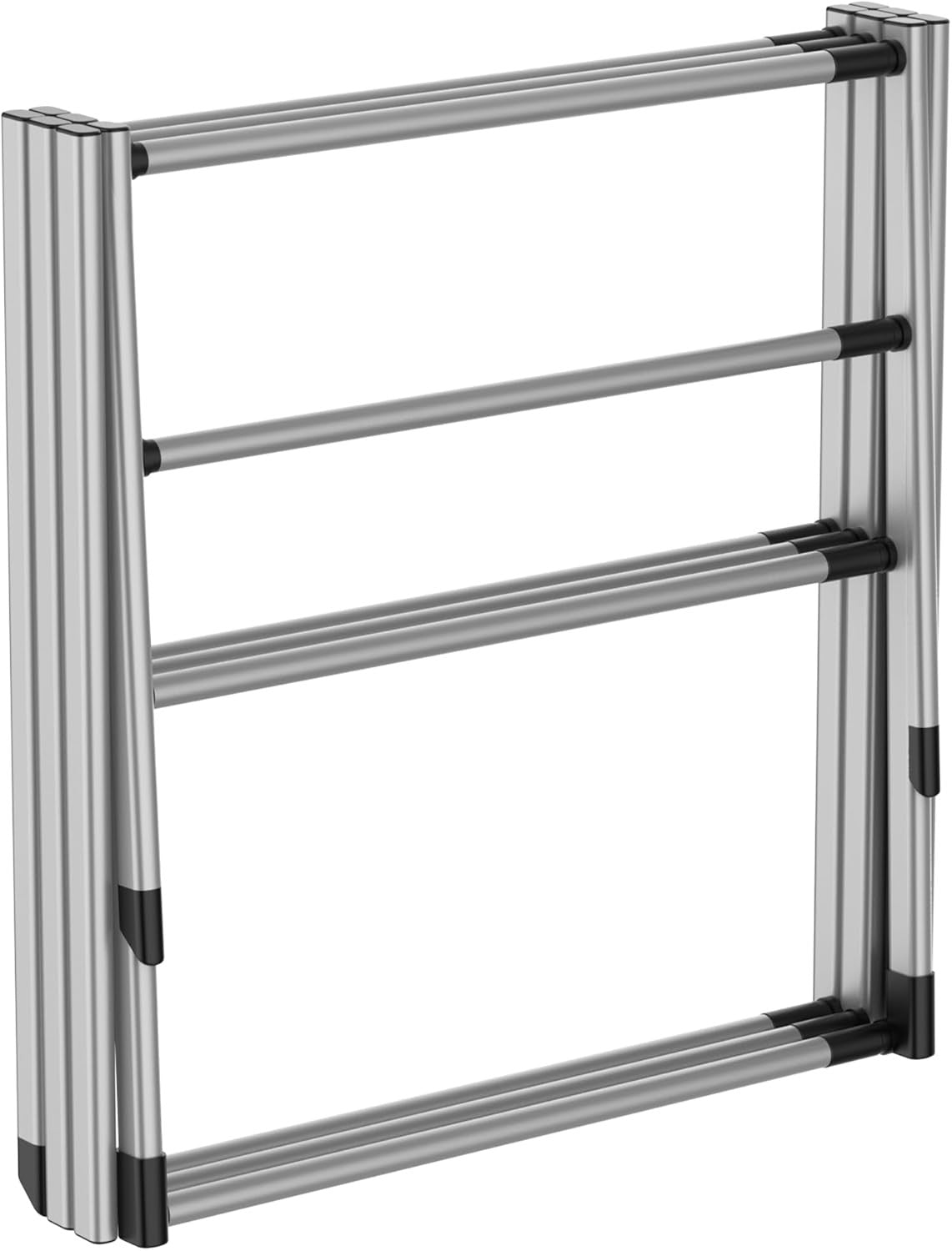 Foldable Clothes Airer Extendable Drying Rack Aluminium Indoor Outdoor Towels