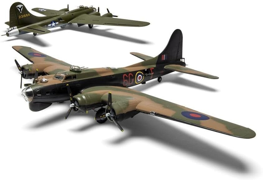 1:72 Boeing B-17G Fortress Mk.III Bomber Plastic Model Kit – Classic Build