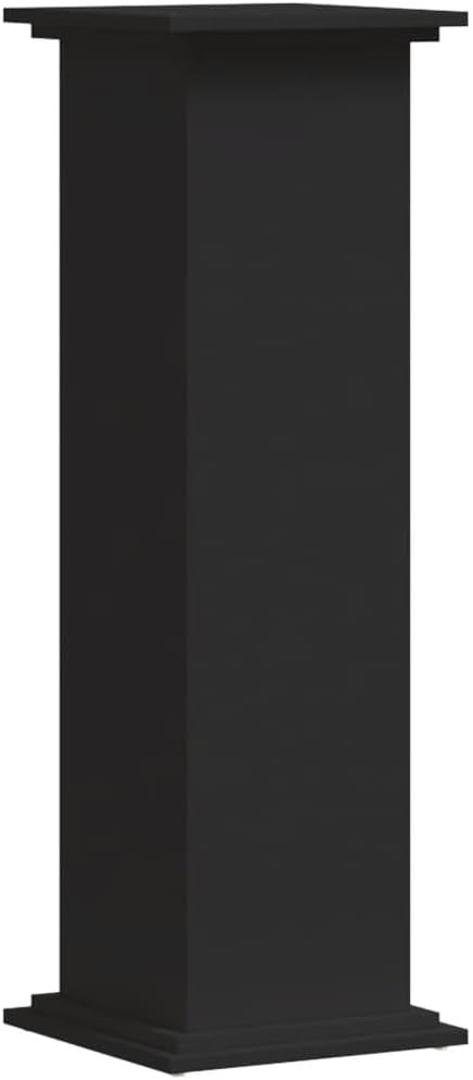 Tall Black Wood Plant Stand 100cm Modern Display Pedestal Table Indoor Home Deco