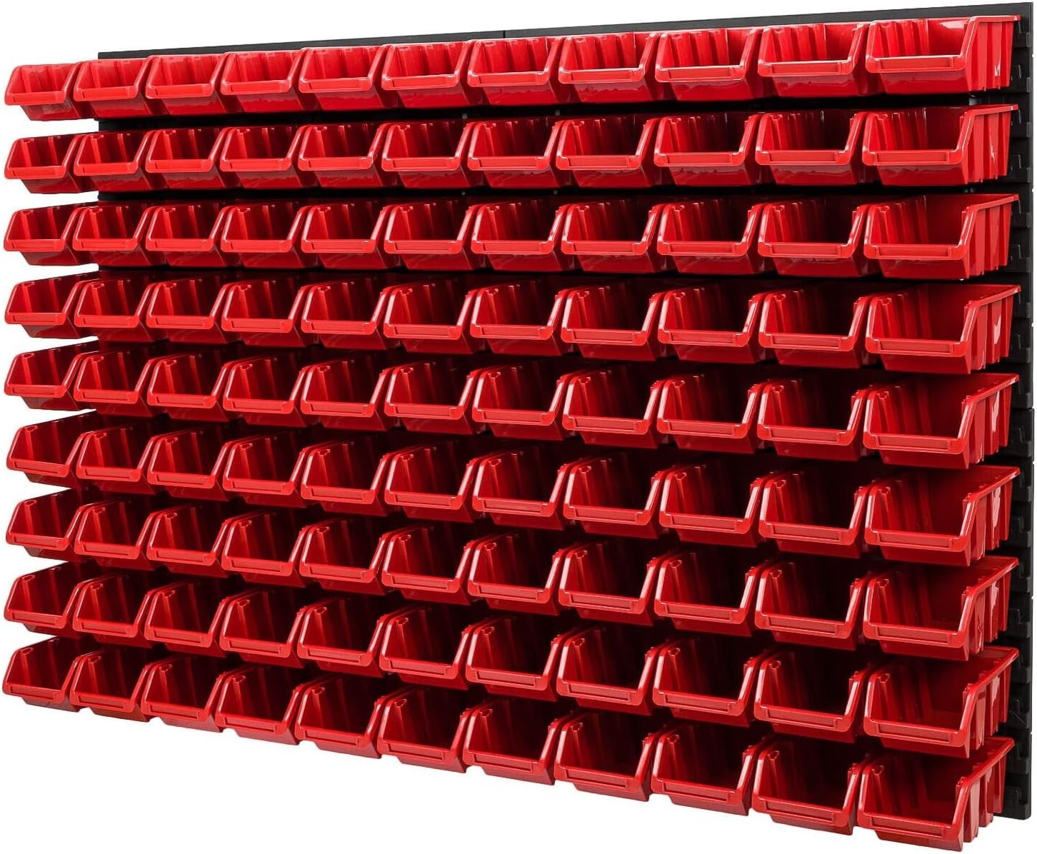 Wall Mounted Garage Tool Organizer Peg Board Storage Bin Rack