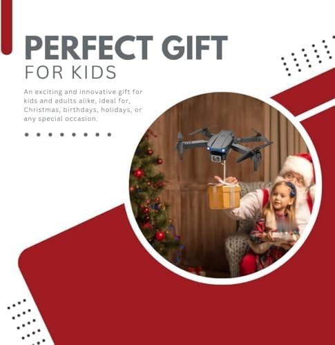 GEN:ZAI E99 Foldable Drone with Dual Cameras, Altitude Hold & Trajectory Flight