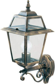 1521 New Orleans Black Gold Outdoor Wall Lantern IP44 E27