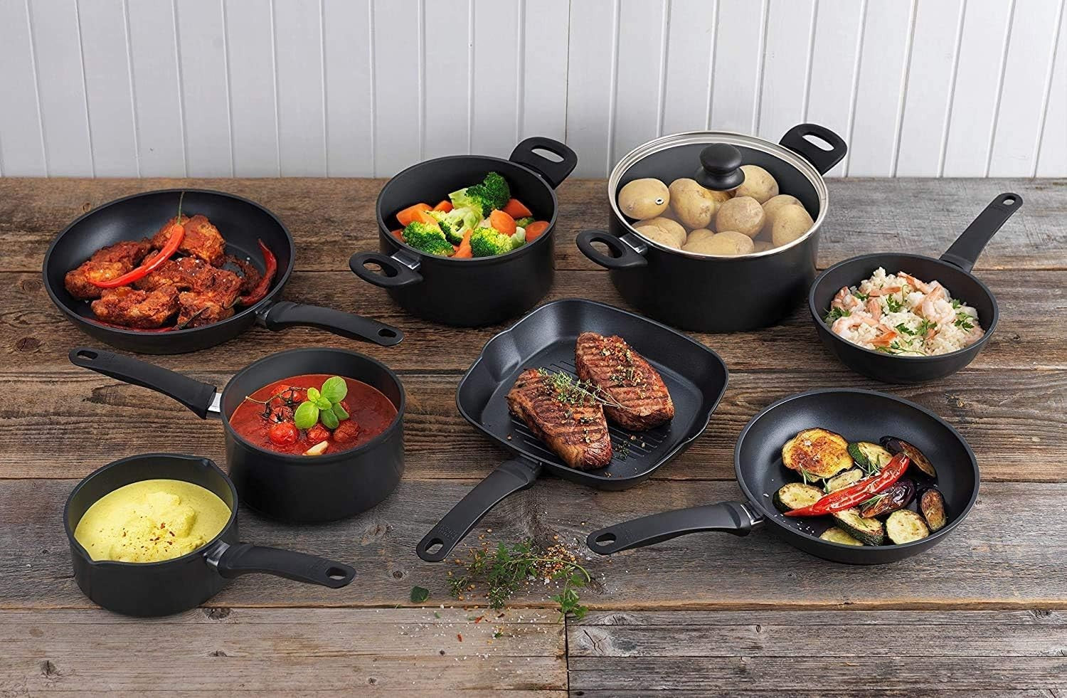 28cm Non-Stick Crepe Pan Induction Compatible Aluminium Frying Pan