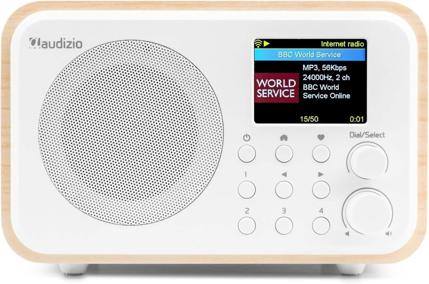 Portable DAB+/WiFi Internet Radio with Bluetooth, FM & Alarm Clock