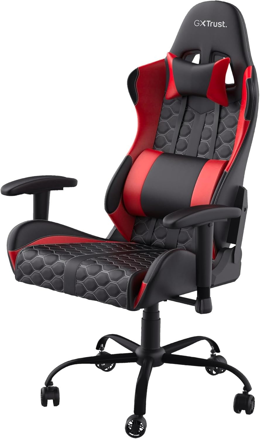 Ergonomic Gaming Chair 360° Swivel Office Desk Chair Red