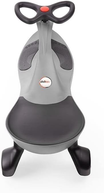 Kids Wiggle Car Ride On Scooter Balance Toy Steering Wheel Grey 120kg