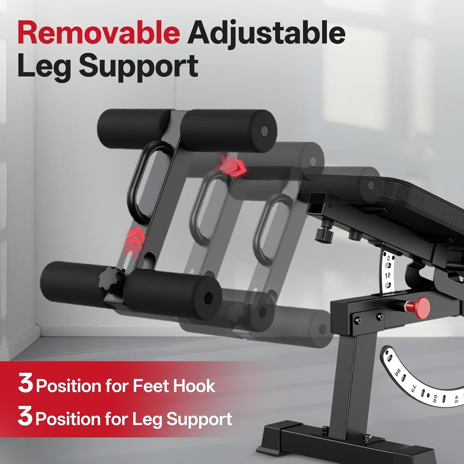 Professional Multi-Angle Strength Bench 1700lb Heavy Duty Home Gym