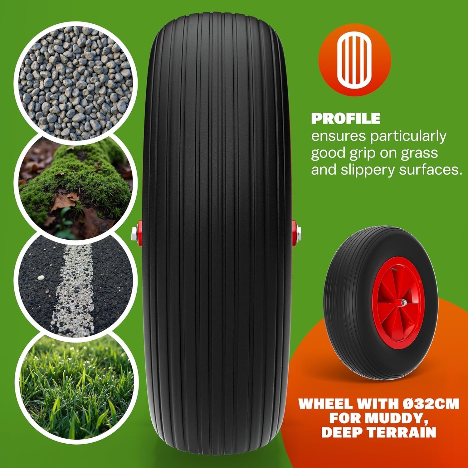80L Wheelbarrow Silver – Galvanised Steel w/ Pneumatic Tyre Heavy Duty 100kg