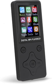 Bluetooth MP3 MP4 Player 1.8" Screen FM Radio Voice Recorder Black