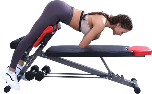 All-In-One Roman Chair Workout Bench Full Body Hyperextension Trainer