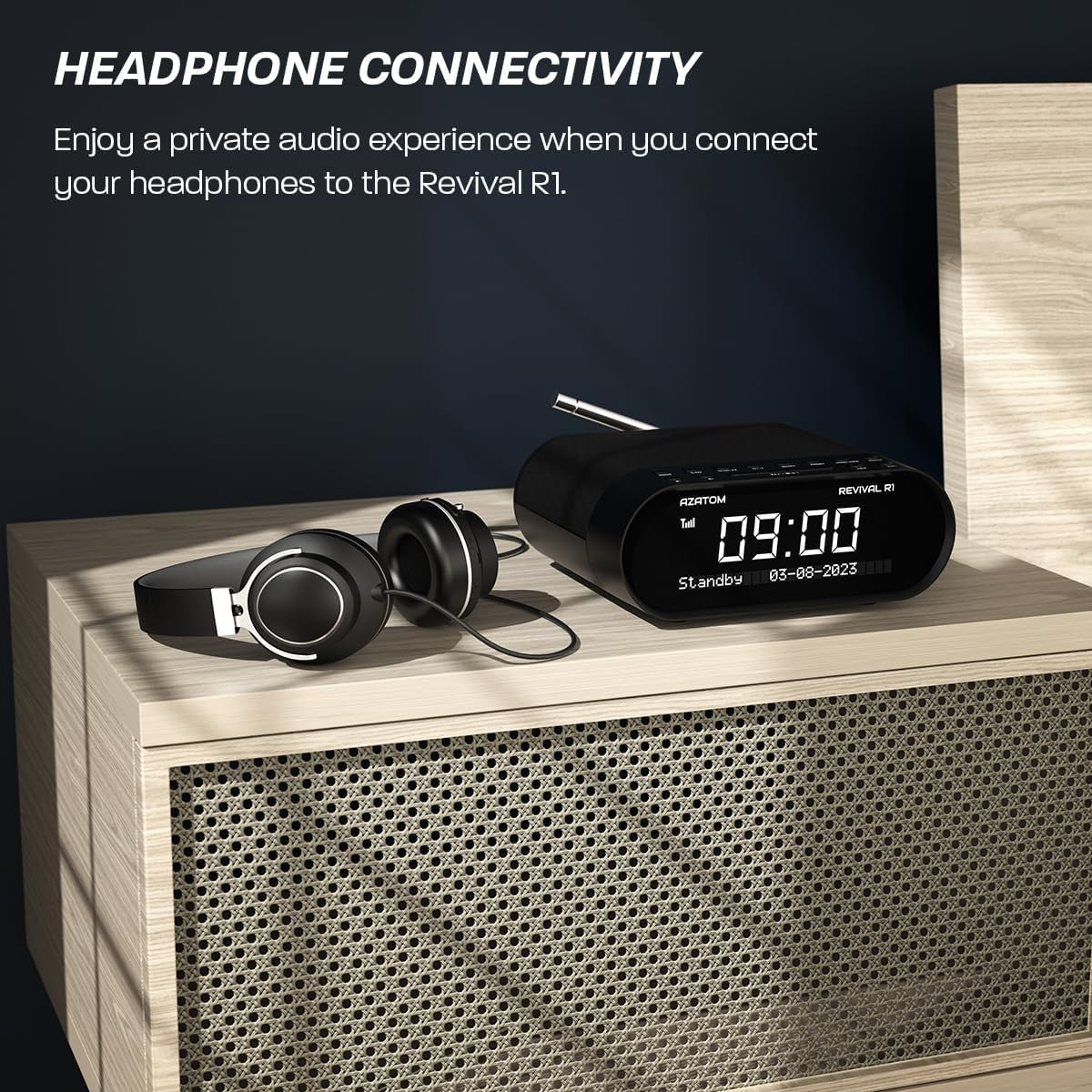 DAB DAB+ FM Bedside Digital Radio Alarm Bluetooth USB Phone Charger