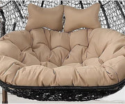 2 Seater Egg Chair Cushion Waterproof Swing Hammock Pad Thick Outdoor Seat