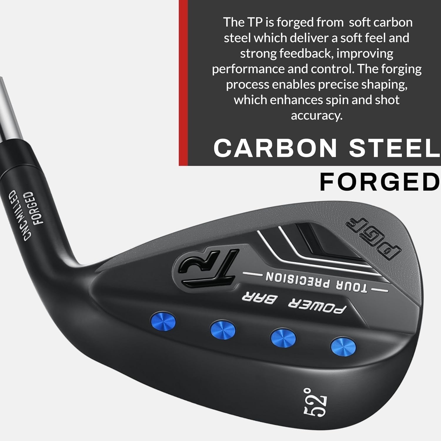 Golf Wedge Set 52 56 60 Degree Forged High Toe Full Face Milled