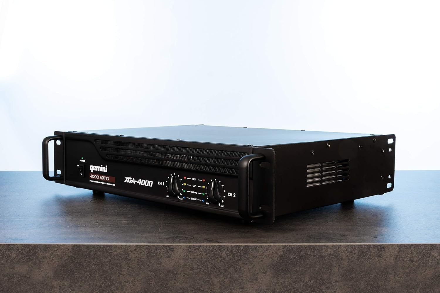 XGA-4000 2x350W Class AB DJ Amplifier Rack Mount Powered Mixer