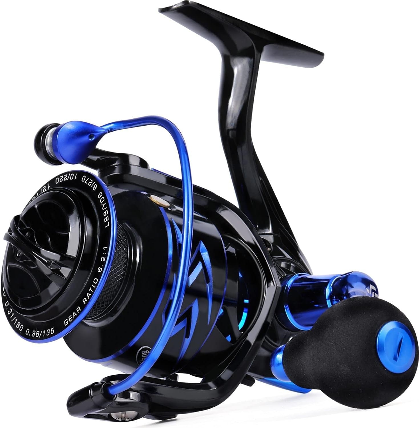 2.1M Telescopic Carbon Fiber Fishing Rod & 12+1BB Spinning Reel Kit