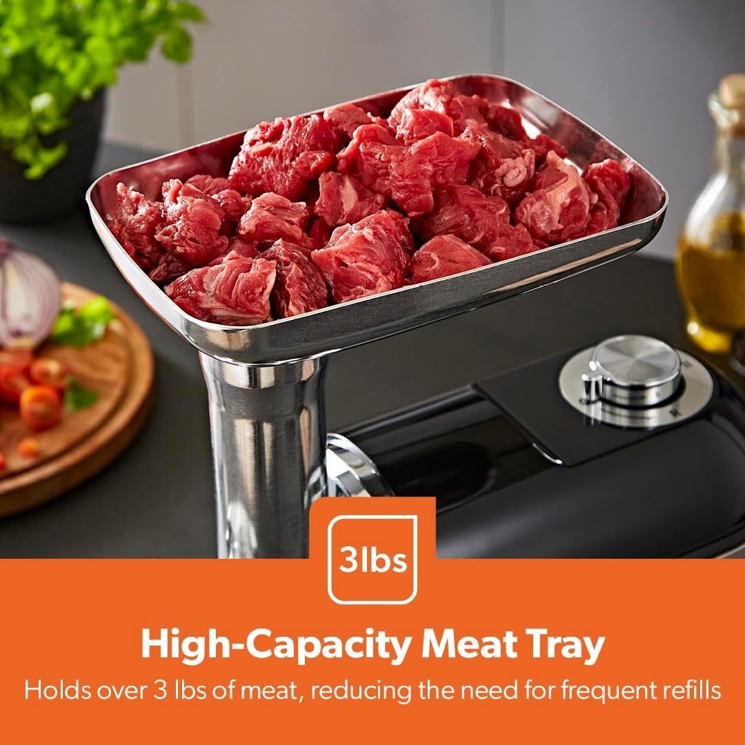 Electric Meat Grinder 1800W Meat Mincer Sausage Maker 3 Cutting Plates