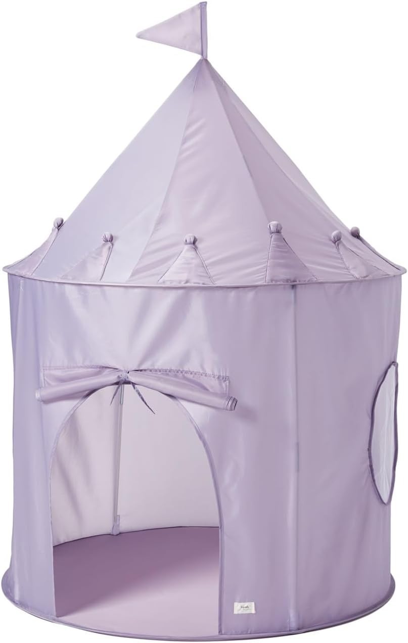 Purple Kids Indoor Play Tent Pop Up Castle Fort Recycled Fabric