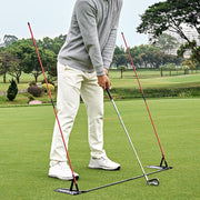 Golf Alignment Sticks Adjustable Swing Plane Trainer