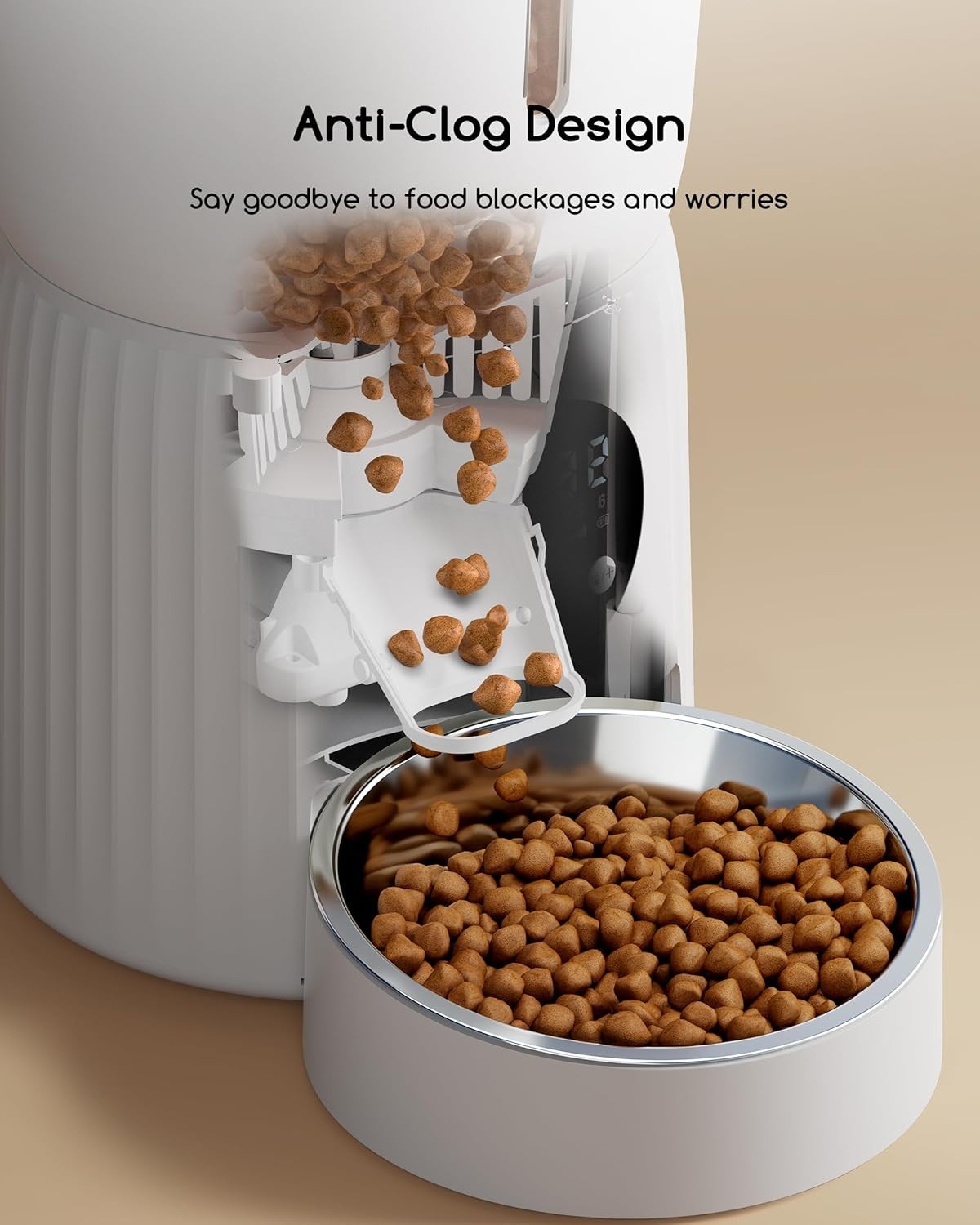 Timed Automatic Pet Food Dispenser 4L Portion Control Feeder Bowl