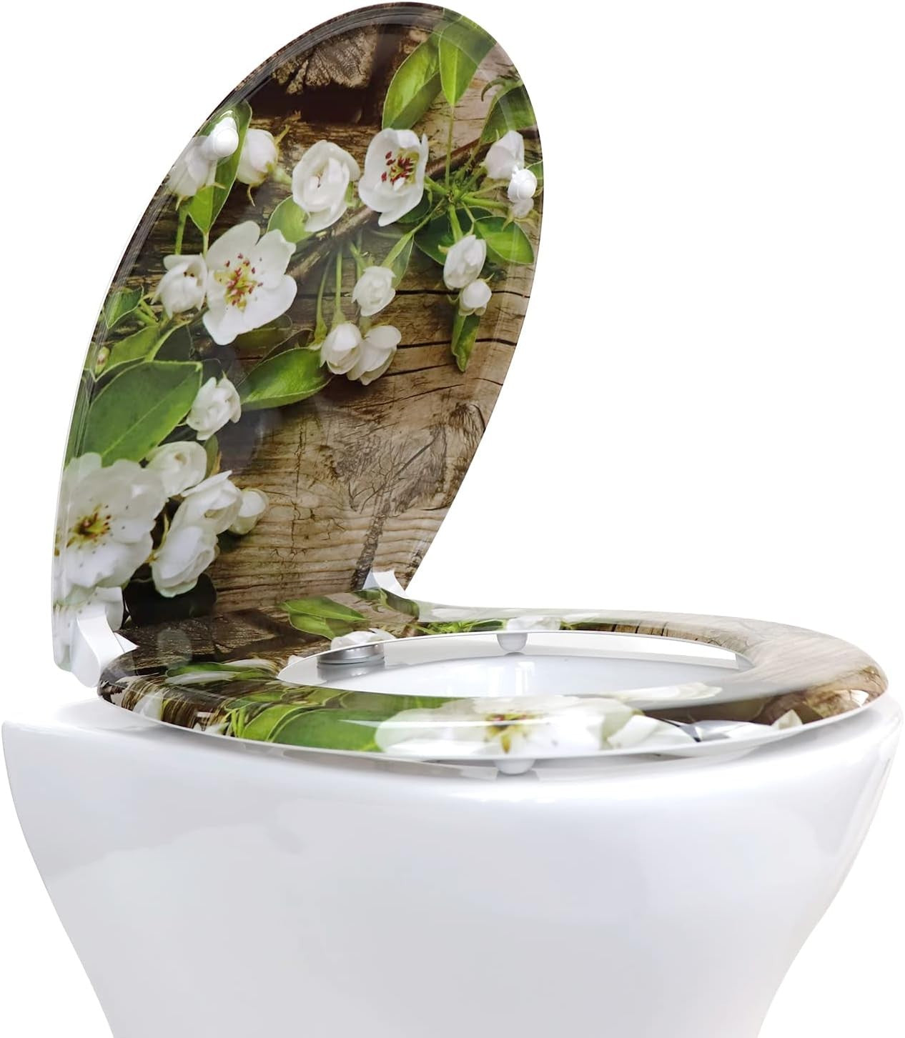 Colourful Toilet Seat Duroplast Quick Release Top Fix 45x37cm