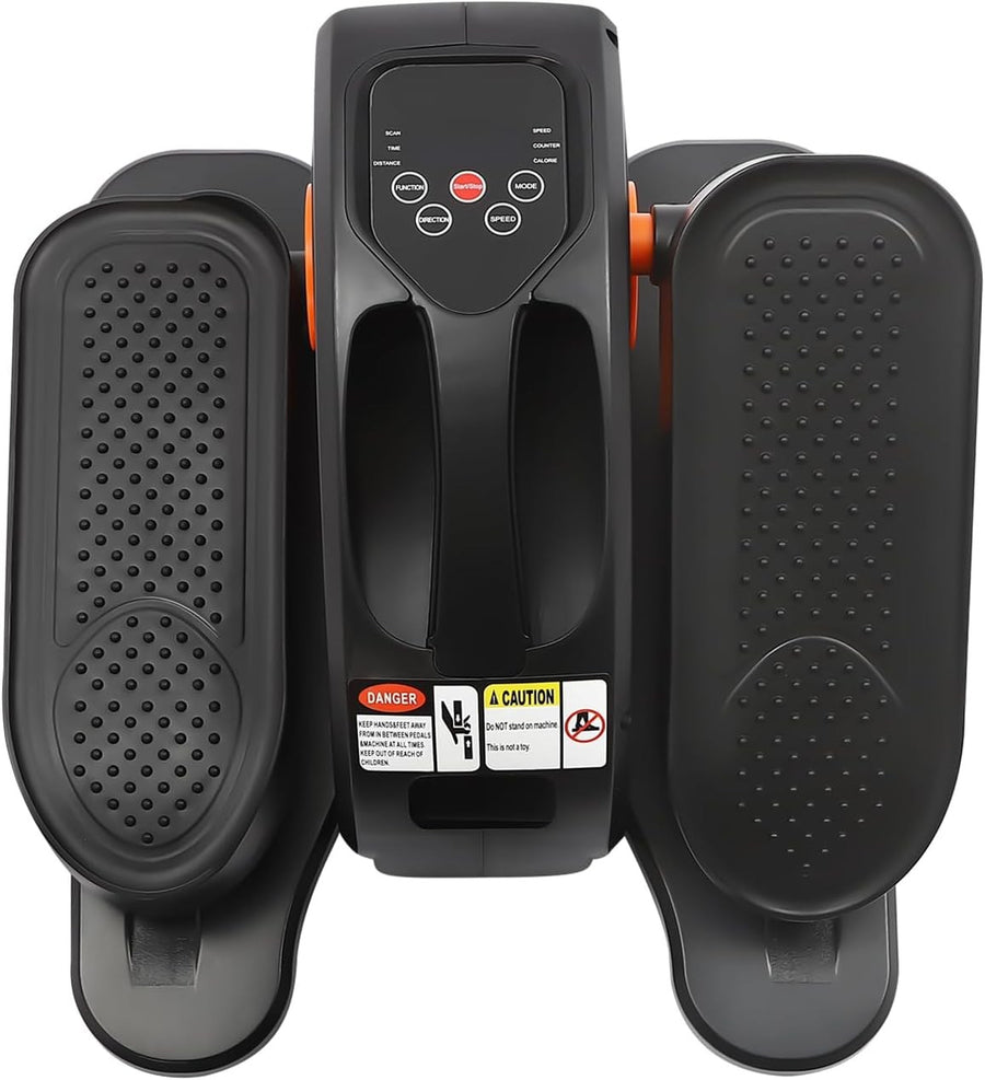 Under Desk Elliptical Trainer Quiet Electric Pedal Exerciser Remote