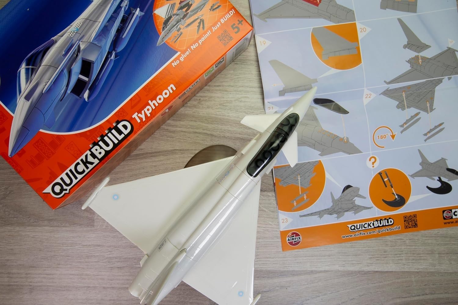 Eurofighter Typhoon Quick Build Model Kit Kids 6+ Snap Aircraft Toy