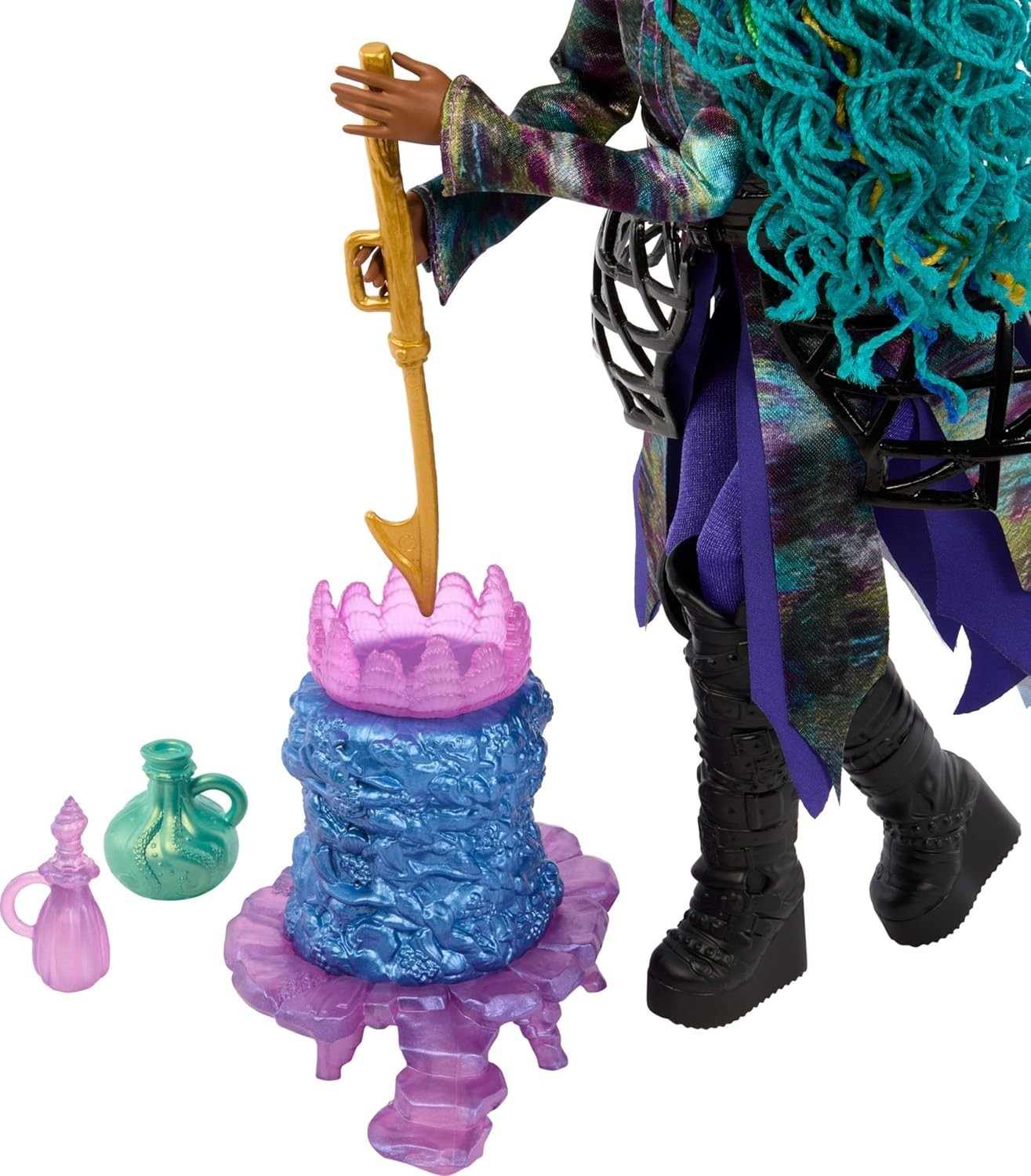 Sea Witch Playset Fashion Doll Magic Lair Cauldron Accessories
