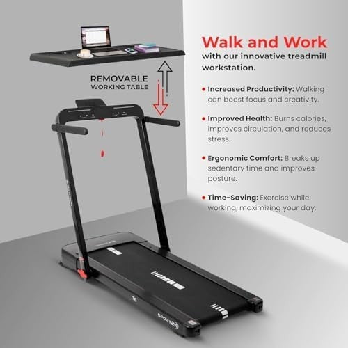 5-in-1 Auto Incline Folding Treadmill 16km/h Quiet 4.5HP Home Running Machine