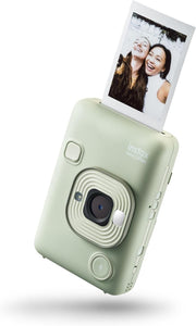 Hybrid Instant Camera LCD Screen USB-C Photo Printer Green Camera