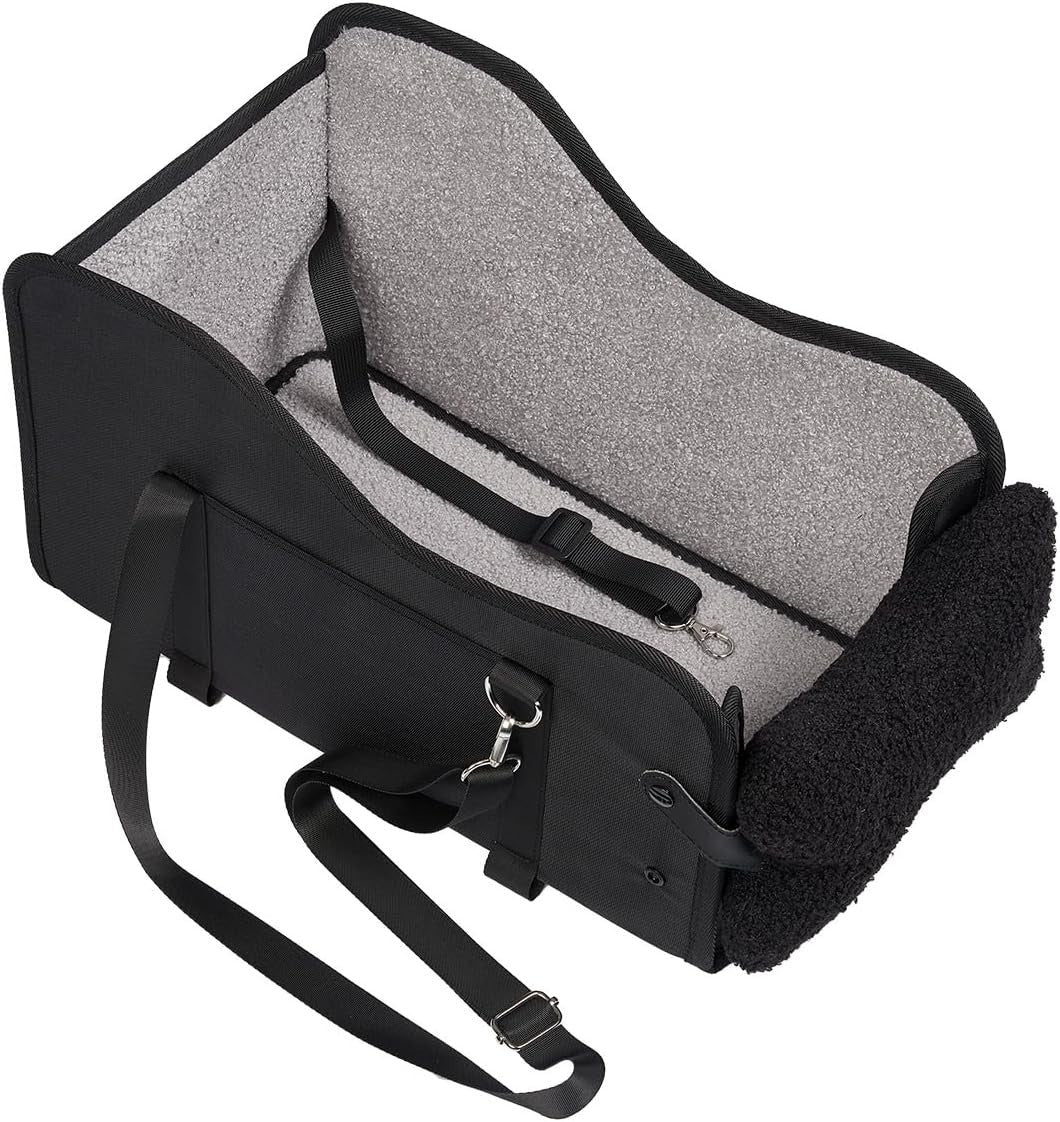 Dog Car Booster Seat Centre Console Pet Carrier Small Dogs Cats