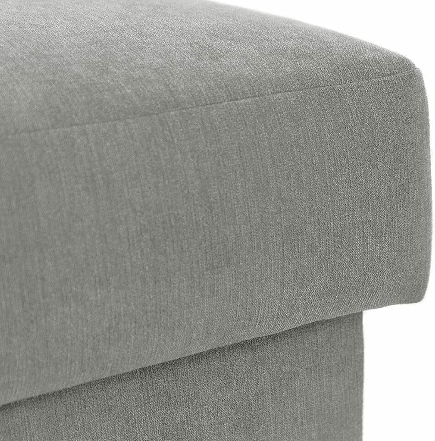 Right Hand Corner Sofa Bed with Storage – Grey L Shaped Chenille 5 Seater